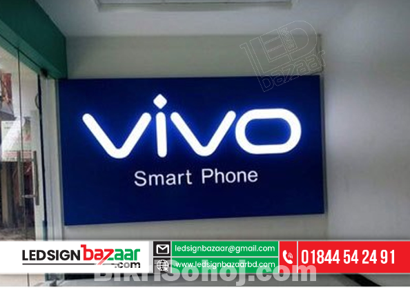 Acrylic Top Letter with Led Sign Board Neon Sign Board